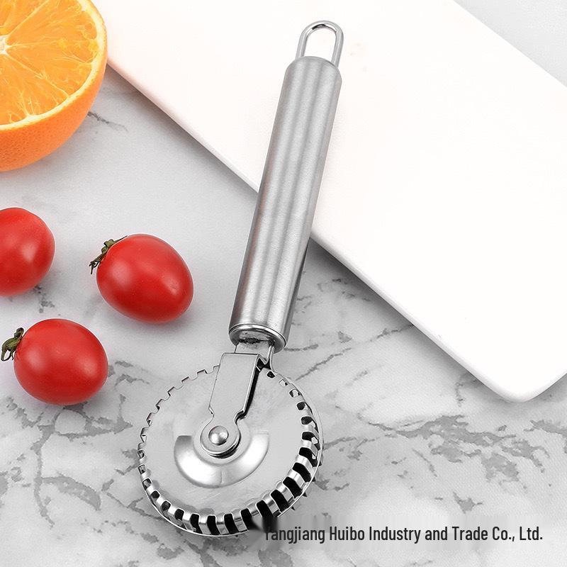 Stainless Steel Embossing Roller Cutter for Baking and Kitchen Use