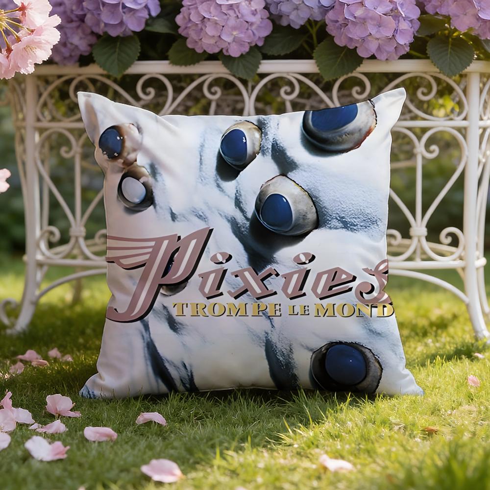 Band P-Pixies Cushion Cover Home & Car Dual-Scene Pillow Cover: Reversible for Premium Comfort