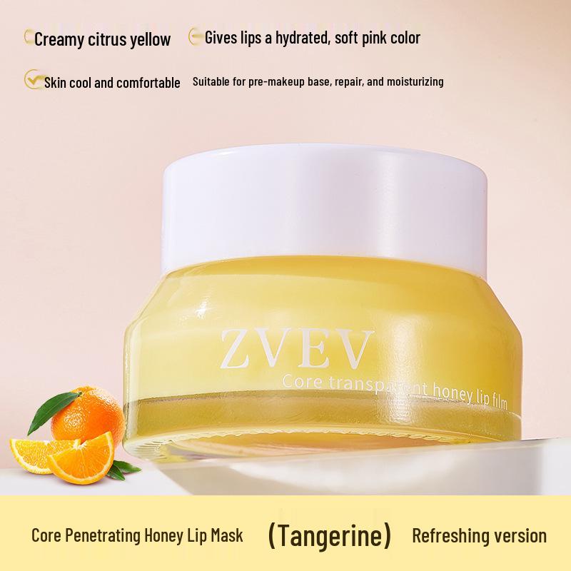 Translucent Honey Lip Mask & Oil – Moisturizing & Anti-Dryness Balm & Gloss