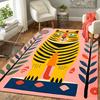 1Pc Tiger Garden Rug, Office Carpet Indoor Outdoor Doormat, Non-Slip Soft, Living Room, Christmas Halloween Gift. Em92815