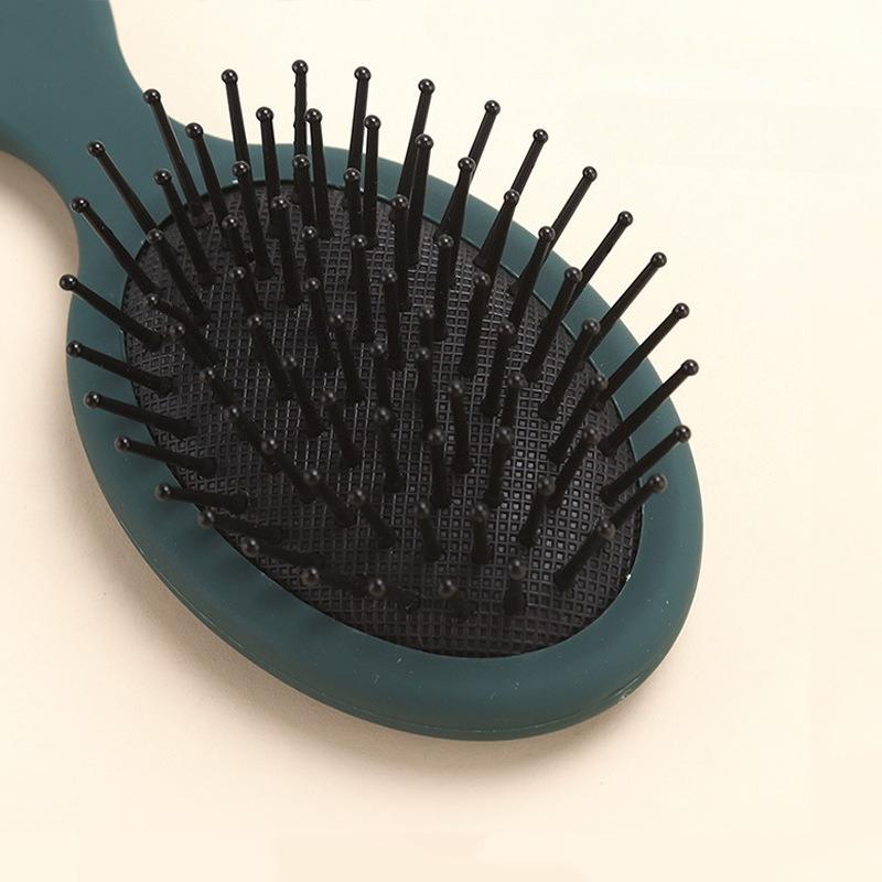 1PC Oval Boar Bristle & Nylon Hair Comb Anti-static Kids Mini Portable Scalp Massage Comb Salon Hair Care Brush Styling Tool