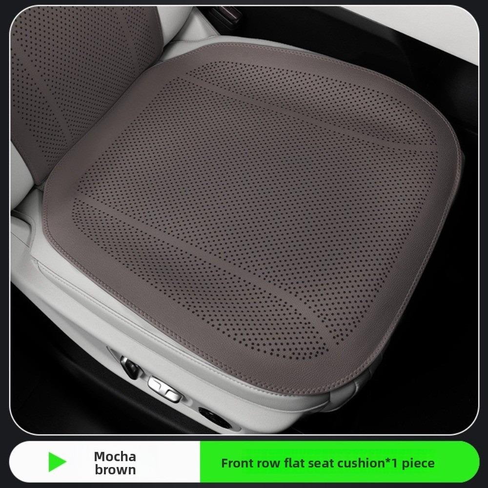 Four-season Car Seat Cushion Ventilated One-piece Half-pack Seat Breathable Summer Rear Seat Cushion Cover Set Universal
