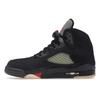 Air Jordan 5 Retro GORE-TEX Off-Noir Women Sneakers Black Fire-Red Muslin DR0092-001