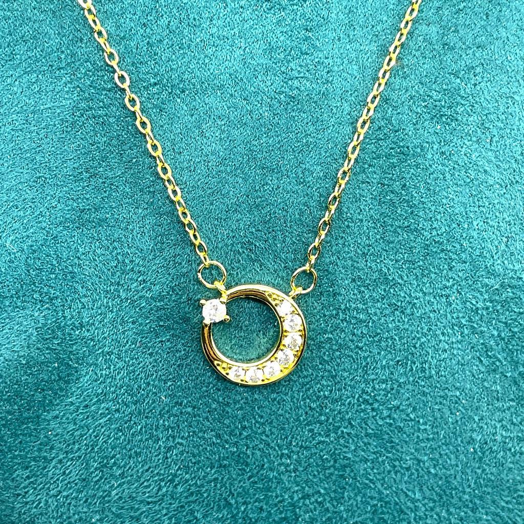 Sun, Moon and Stars Necklace Women's High-end Design Delicate Clavicle Chain Fashion Versatile Necklace Jewelry
