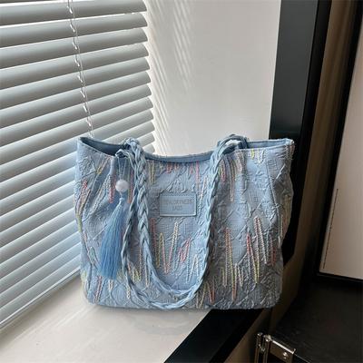 Niche Foreign-style Commuter Bag, Beautiful Casual Tote Large-capacity Bag, Women's 2025 Summer New Personalized Shoulder Armpit Bag