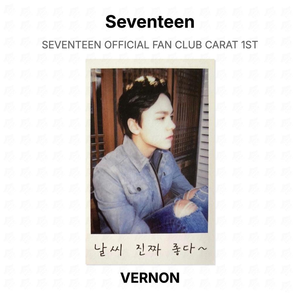 Seventeen OFFICIAL FAN CLUB CARAT 1ST Official Photocard