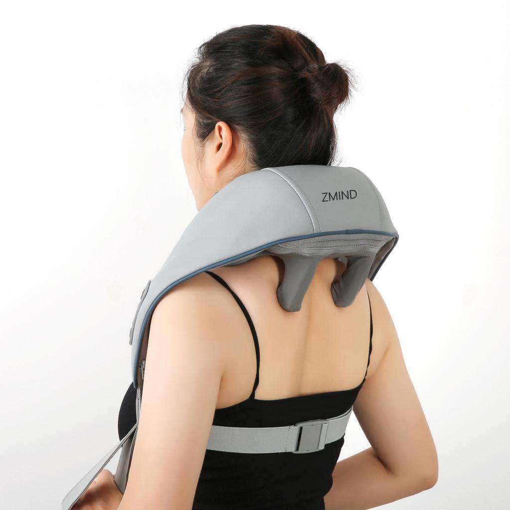 Shiatsu Kneten Nackenmassagegerät Shiatsu Nacken- und Rückenmassagegerät mit beruhigender Wärme Tragbares Nackenmassagegerät