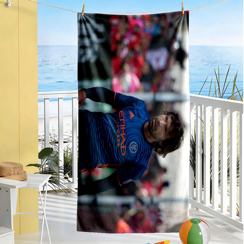 Manchester City Goalkeeper Celebration Beach Towel High Absorbency & Quick-Dry Comfortable Lightweight