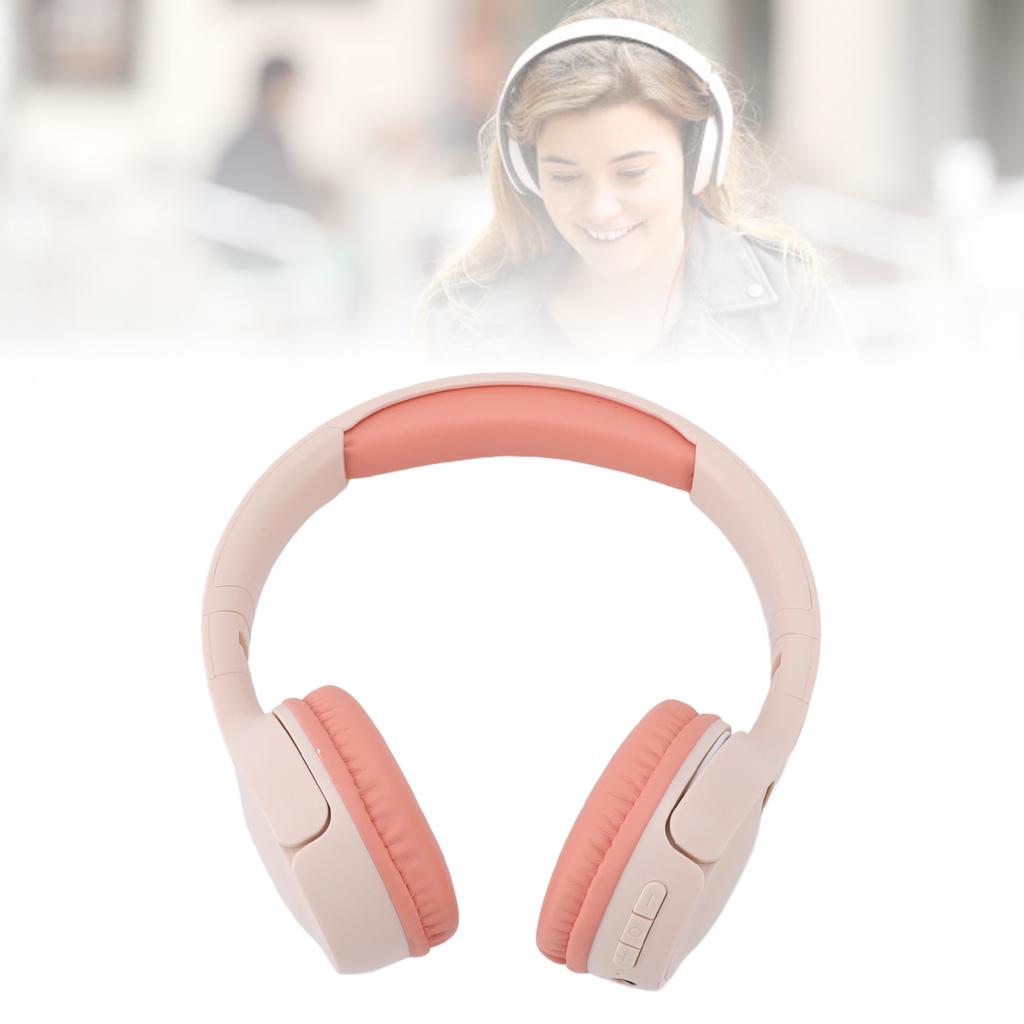 Hea Hone Stereo Heavy Bass Lossless Rechargeable Foldable Wireless Headset with 3.5mm Port for Gaming Sports