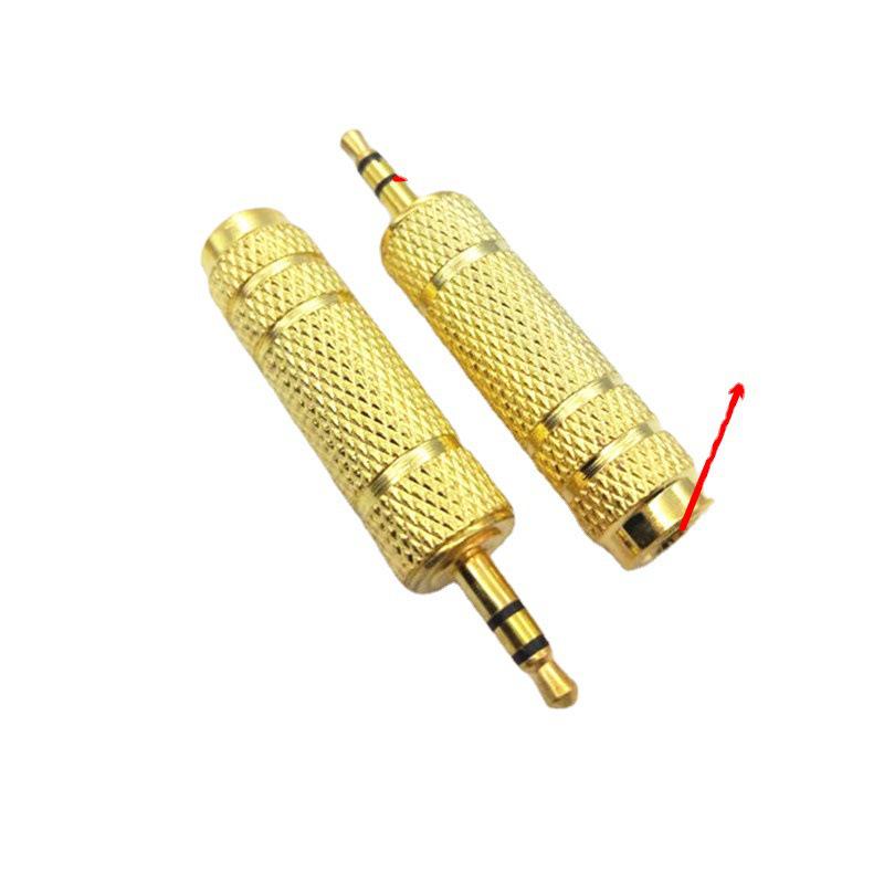 6.35mm To 3.5mm Audio Adapter for Microphone/Headphone