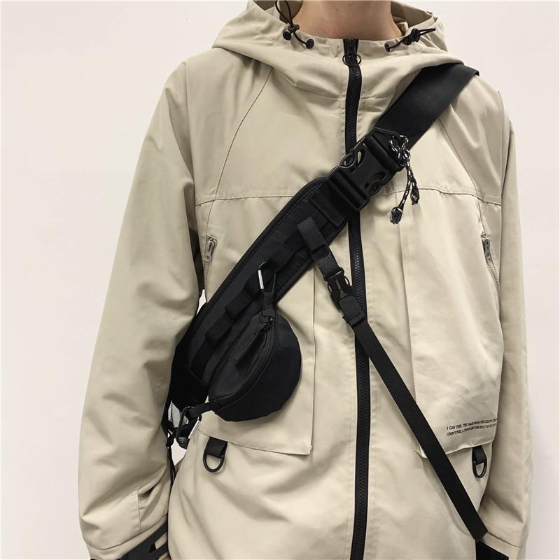 Herren Werkzeugtasche Student Lässige Schulter Crossbody Tasche Trend Marke Harajuku Funktionale Posttasche Tote Satchel Damen
