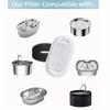 Pet Filter Replacement Set, 2-Piece Combo with Activated Filter and Pre-Filter Sponge for and Dog Dispenser, Keeps