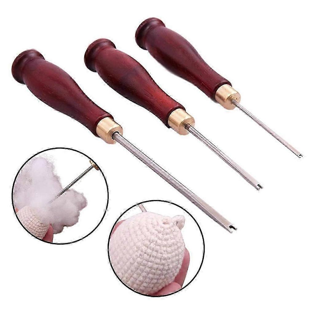 Doll Making Craft Tool Set For Beginner Crochet Doll Assembly Cotton Stuffing Tools Needlework Accessories