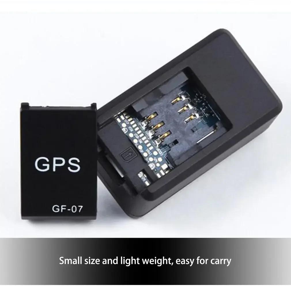 Car Tracker Mini GF-07 GPS Real Time Tracking Anti-Theft Anti-lost Key Pet Locator Strong Magnetic Mount SIM Message Positioner