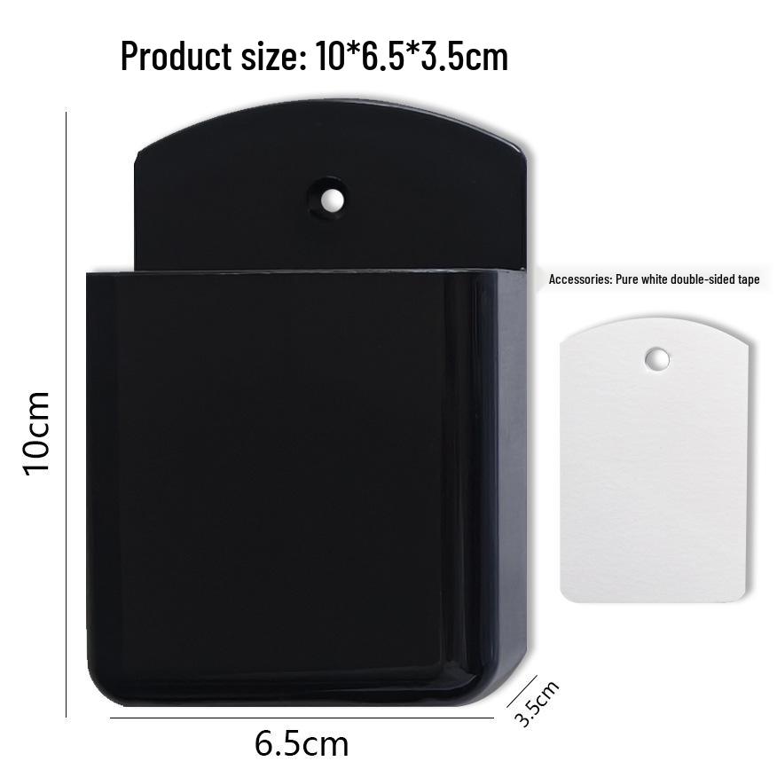 

Wall-Mounted Remote & Pen Holder Storage Box As Shown