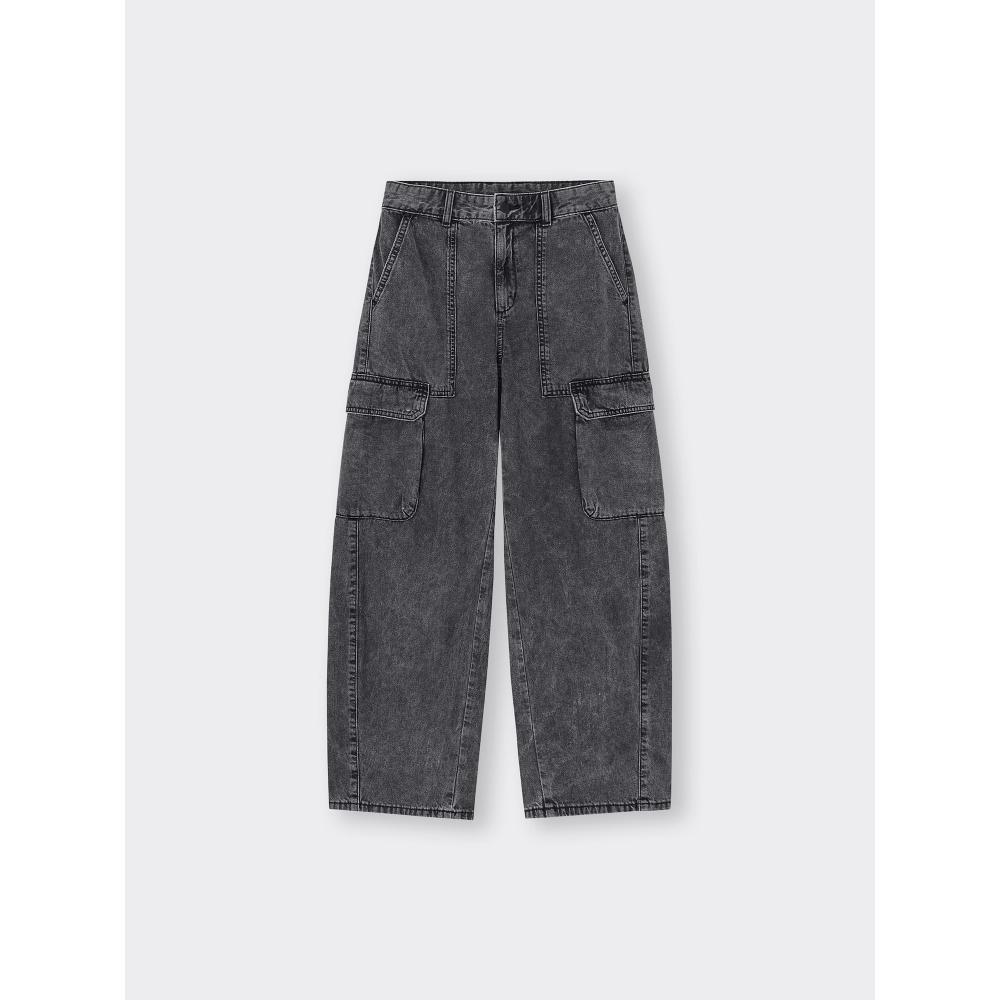 

Джинсы-карго Gu By Uniqlo Barrel Leg + спецификация США 63 BLUE/XS