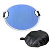 Light weight Compacts Snow Sled Disc With Storage Bag Cold Resistant Coating for Adults Children Winter Activity
