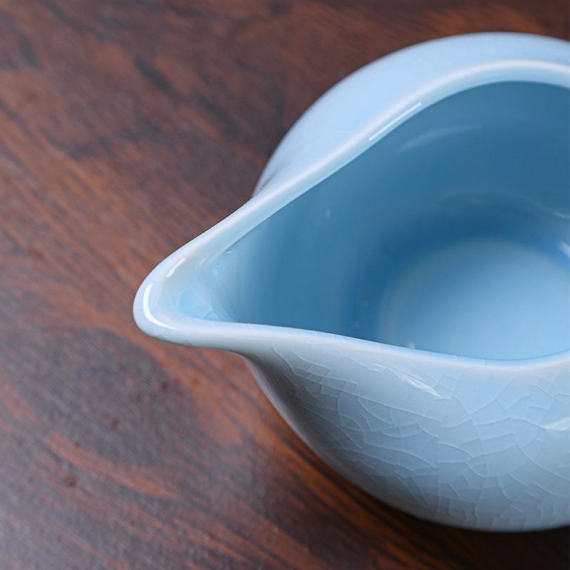 Ge Kiln Kung Fu Tea Set Ice Crack Glaze Ru Kiln Opening Teapot Home Business Opening Ceremony