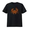 Crab T Shirt Creative Funny Vintage Fashion Comfortable Stretched Stylish Versatile Casual Top For Everyday Wear