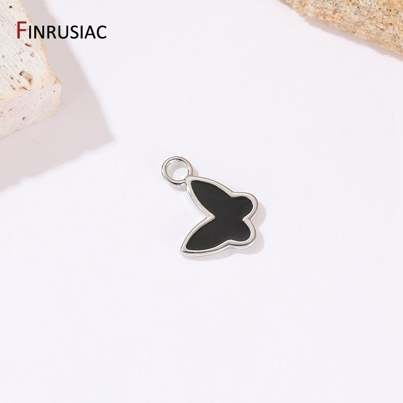 

2025 New Trendy 14K Gold Plated Butterfly Animal Tag Pendant For DIY Necklace Bracelet Making Findings 2 pieces