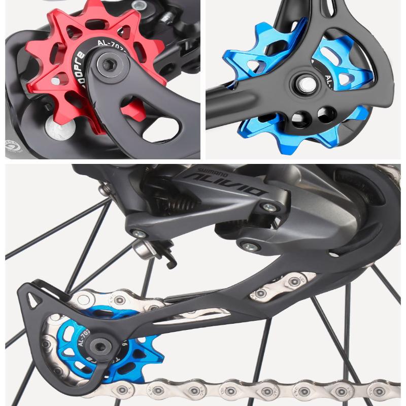 Experience Smooth Riding with 10 12 14 16T Aluminum Bicycle Derailleur Jockey Wheels Ceramic Bearings
