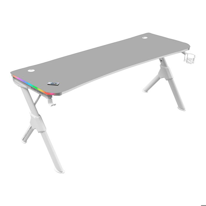 Mesa Gaming - Mars Gaming - MGDXL RGB - Blanc - Montage Facile - Garantie 2 Ans