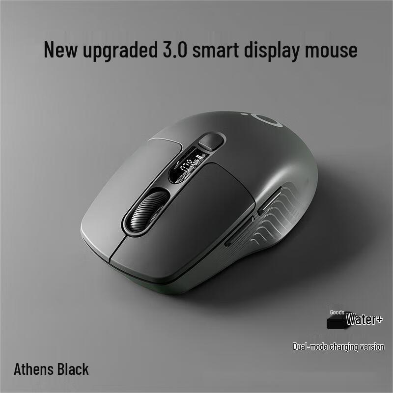Q1 Wireless Bluetooth Dual Mode Silent Mouse with Screen Display