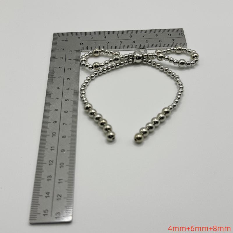 Korean Pearl Bow Shoe Buckle: Versatile Pearl String Shoe Accessory for Sneakers
