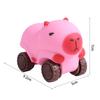 with Wheel Capybara Squeeze Toy High Elasticity Cute Pinch Toy Capybara Fidget Toy  Practical Jokes