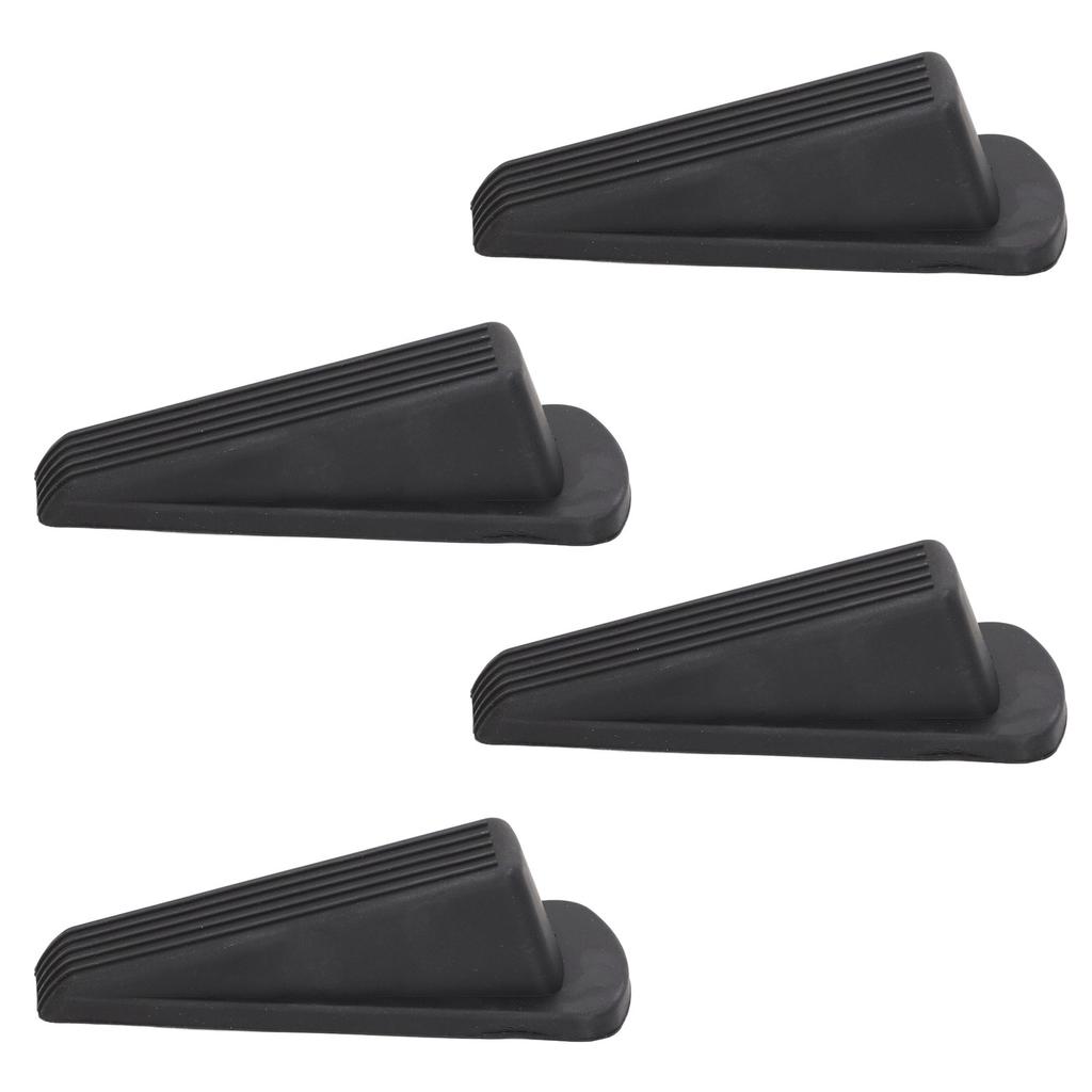 4 Stück Türstopper Winddicht Gummi Türstopper mit Streifen für Teppich Schwerlast Tür Holztüren Glastüren