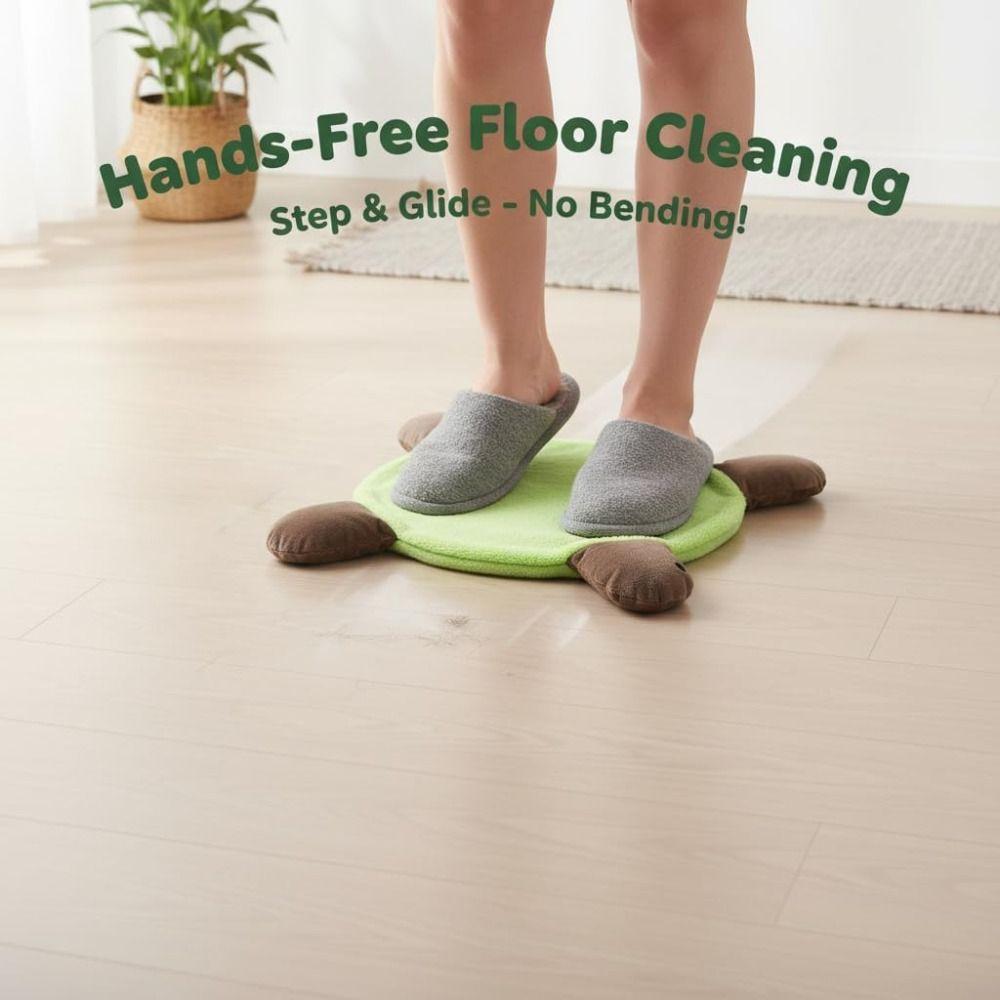 Washable Turtle Floor Mop Pad Double-Sided Hands-Free Mop Creative Gift Floor Cleaning Pad