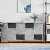 VidaXL Buffets 2 Pcs Concrete Grey Engineered Wood 3190129