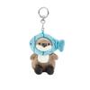 Christmas Gift Soft Stuffed Otter Keychain Fluffy Cotton Cartoon Otter Pendant Kawaii 11Cm Stuffed Otter Backpack