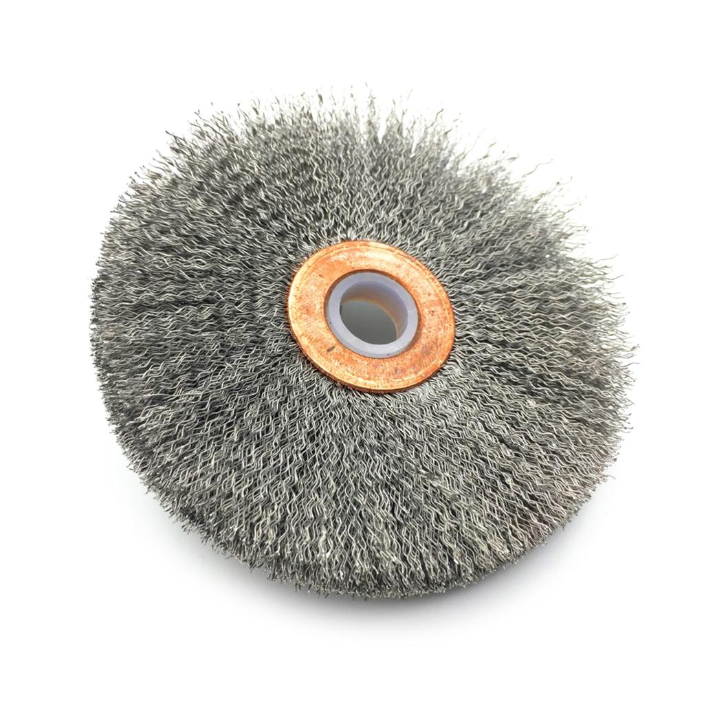 Wire Brushes Wheel Stainless Steel Remove Rust Brushes Cleaning Polishing Tool Set 75mm