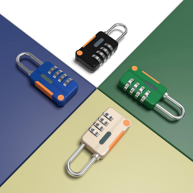 Weatherproof Padlocks 4 Digit Password Lock for Storage Unit Gym Locker Toolbox