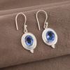 Tanzanite Gemstone Jewelry, 925 Solid Sterling Silver Earrings, Handmade Amazing Silver Earrings Gift For Women