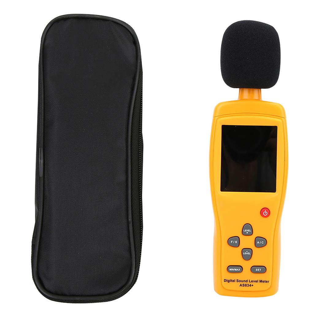 SMART SENSOR AS834+ High Accuracy Industrial Noise Meter Sound Level Meter Decibel Detector