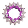 Pignon Monovitesse Acier Haute Résistance Roue Libre Roue d'Inertie Pignon Pièce pour Vélo à pignon fixe Facile à installer