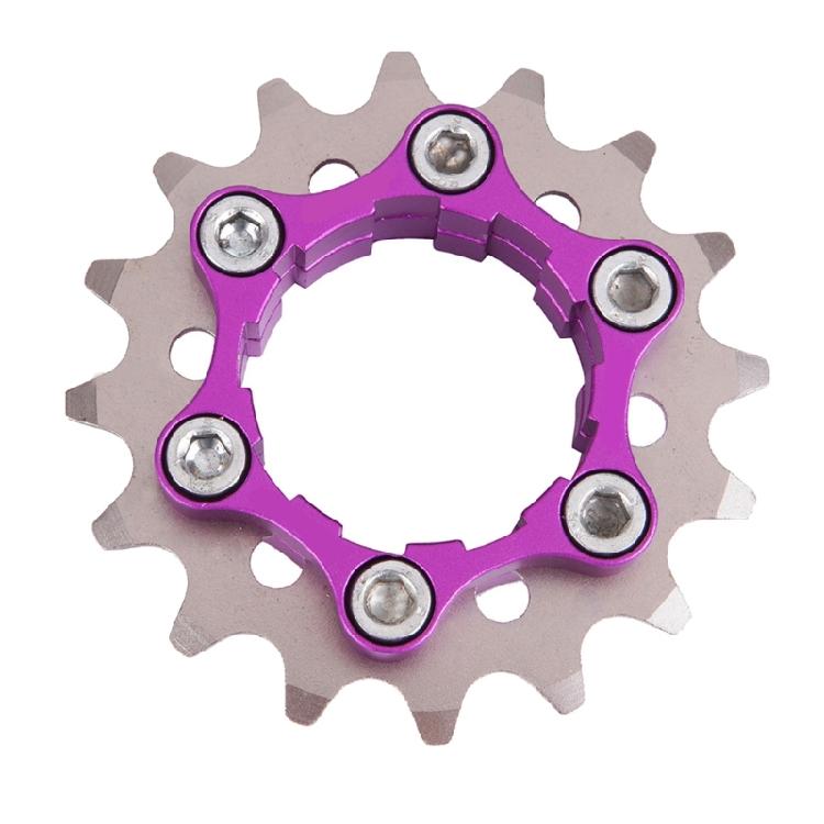 Pignon Monovitesse Acier Haute Résistance Roue Libre Roue d'Inertie Pignon Pièce pour Vélo à pignon fixe Facile à installer