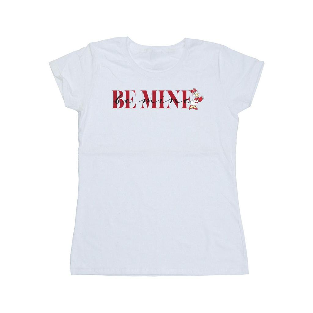 Disney Womens/Ladies Valentine Be Mine Daisy Duck T-Shirt