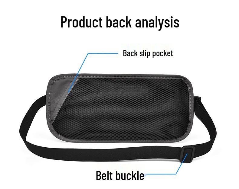 Waterproof Anti-Skimming Passport and Phone Waist Bag