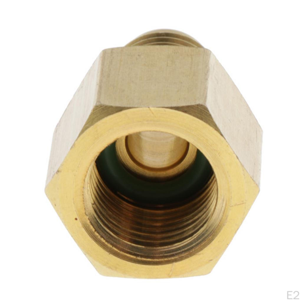 Solid Brass Regulator Adapter Fittings Replacement for Vacuum Pump