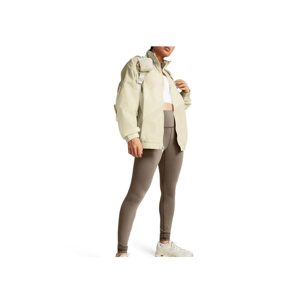 Under Armour Bunda Legacy Color Block Vodotěsná Tréninková Dámská Bunda Khaki 1382762-289