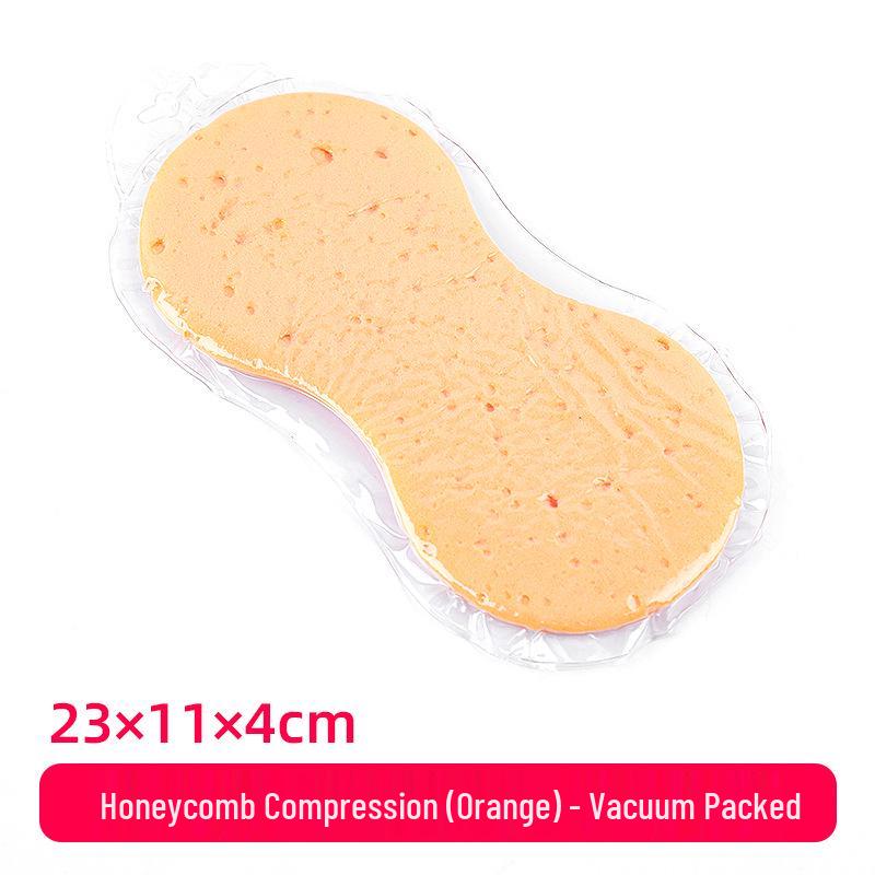 Large Honeycomb High-Density Car Wash & Wax Sponge - 8-Shaped Compressed Block