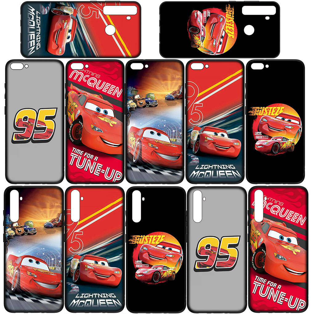 For Motorola Moto Edge 70 60 50 G54 G86 Samsung Galaxy S25 iPhone 17 16 15 Redmi Note 14 13 Pro Max Phone Case Poster Cars Lightning McQueen 95 Cover