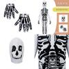 Creepy Halloween Skeleton Cosplay Outfit For Men And Women Dm0178