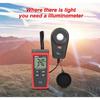 UNI-T UT383S Light Meter Luxmeter Digital 200,000 LUX Luminance Lux Fc Test Max Min Illuminometers Professional Photometer