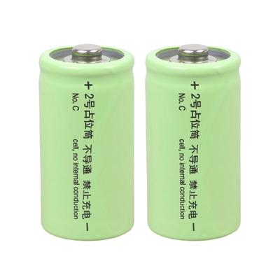 0V LR14 C Dummy Battery Connector With Manganese Steel For LED Toys And Customizing Power Supply