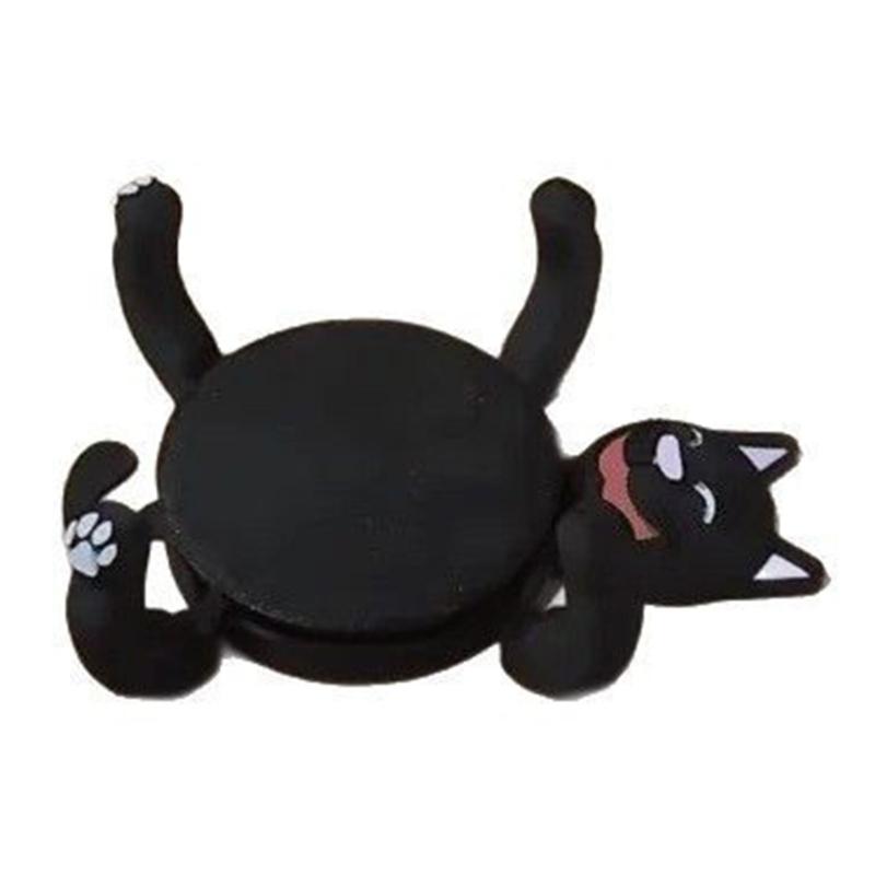 Drink Coasters Cats Shape Nonslip Table Decors Coasters Plastic Texture Beverage Protectors for Kitchen Everyday Use