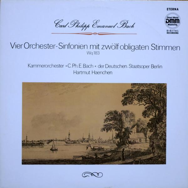 

LP Record CARL PHILIPP EMANUEL BACH, CHAMBER - Vier Orchester-sinfonien Mit Zwolf 728030 ETERNA 1990 German Dem Classical Used